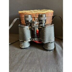 VINTAGE KALIMAR BINOCULARS W/ CASE 7 X 50. FULLY COATED OPTICS. FIELD 71°.