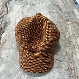 Brown Newsboy Cap Hat