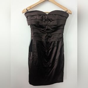 Bebe satin cocktail dress