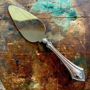 Vintage sterling soft cheese knife