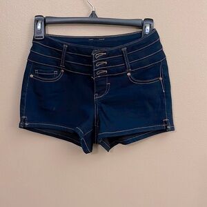 BLUE SPICE dark blue jean shorts Never worn