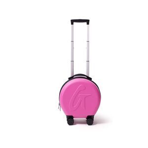 Glam-Aholic Mini Traveler Luggage Rolling Carry-On Hot Pink Suitcase Glamaholic