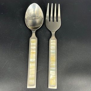 Mother of Pearl Serving Utensils