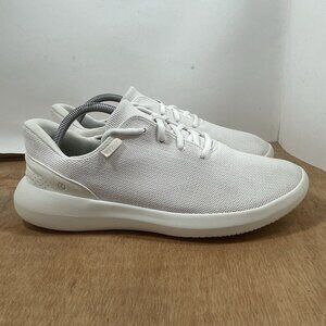 Kizik Madrid Men Size 10.5 Eco Knit Slip On Hand Free Sneakers Shoes White Cream