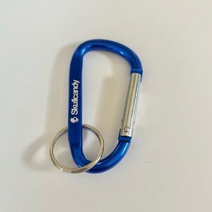 Skullcandy Blue Carabiner Clip Keychain (BRAND NEW)