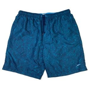 Speedo | Men's Teal Blue Swim Trunks XXL