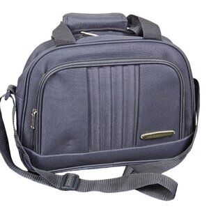 American Airlines Carry-on Gray Flight Travel Bag Suitcase Tote Shoulder Strap