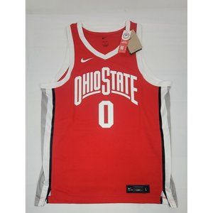 Ohio State Buckeyes Basketball Jersey‎ #0 Red Retro Nike CN3616-657 Men's Size L