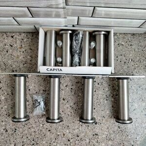 NIB/New Capita Stainless Steel Cabinet /Furniture Legs