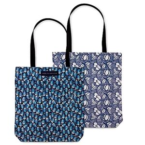 Amelin Archive Reversible Canvas Tote, Color: Blue, Retail Price $28.00