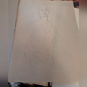 Pencil drawing sketch work women figures