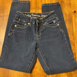 Justice jeans size 8R simply low super skinny