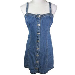 🌸Pacsun- Denim Button Down Dress- Size S