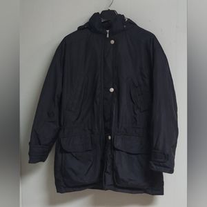 Eddie Bauer black goosedown size large coat