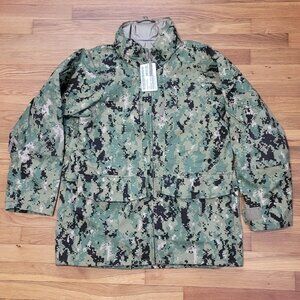 US Navy Type III Parka Working Medium Regular Digital Camo NEW Woodland Green M