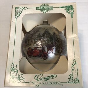 Harley-Davidson Christmas Ornament‎ Glass Bulb 1985 Limited Edition Series C