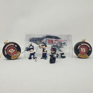 Dale Earnhardt Jr.‎ Lot Of 7 Christmas Ornaments NASCAR 8 Tire Pitmen Car 88