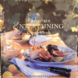 Vintage 1998 Williams-Sonoma Complete Entertaining Cookbook Recipes Cooking