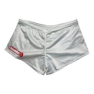 aussieBum Men's Footy Shorts White 2XL Elastic Waistband Casual