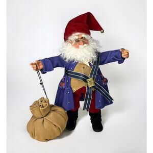 Demdaco Drolleries SANTA ELF Doll 14" Henderson Studio Doll Christmas Sculpture!