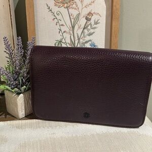 Dagne Dover Andra small crossbody oxblood color