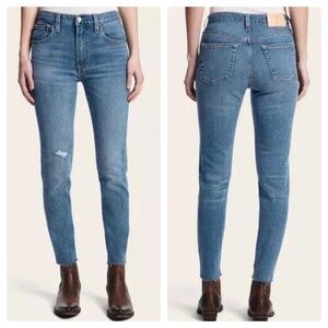 Frye Sienna Cropped Skinny Jeans Kinsey Wash