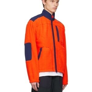 Outdoor Voices Orange PrimoFleece Relaxed Zip-Up