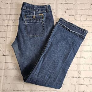 Vintage Levi Strauss Signature Mom Jeans Misses 16 Denim High Rise Straight