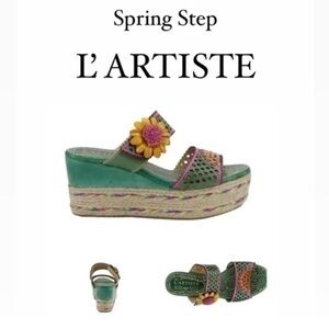 L’Artiste Sunflower Espadrille Sandals