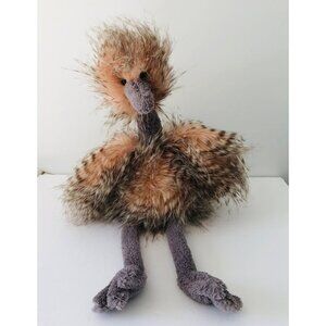 Jellycat London Bashful Ostrich Plush Stuffed Animal Toy 20" Odette Pompom Bird