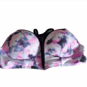 PINK Victoria Secret floral swim top L