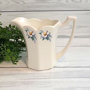 McCoy pitcher flower vase floral print vintage