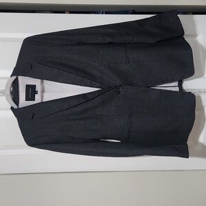 Banana Republic black and gray  lined blazer