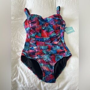 Swimsuits For All Shore Club | Women’s SZ 18 | One Piece Plus Size Suit | NWT