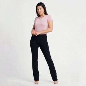 Betabrand Straight-Leg | Classic Dress Pant Yoga Pant