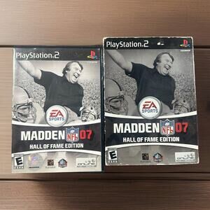 CIB Madden NFL 07: Hall of Fame Edition (Sony PlayStation 2 PS2, 2006)