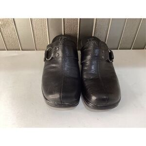 BOC black leather clogs Size 7