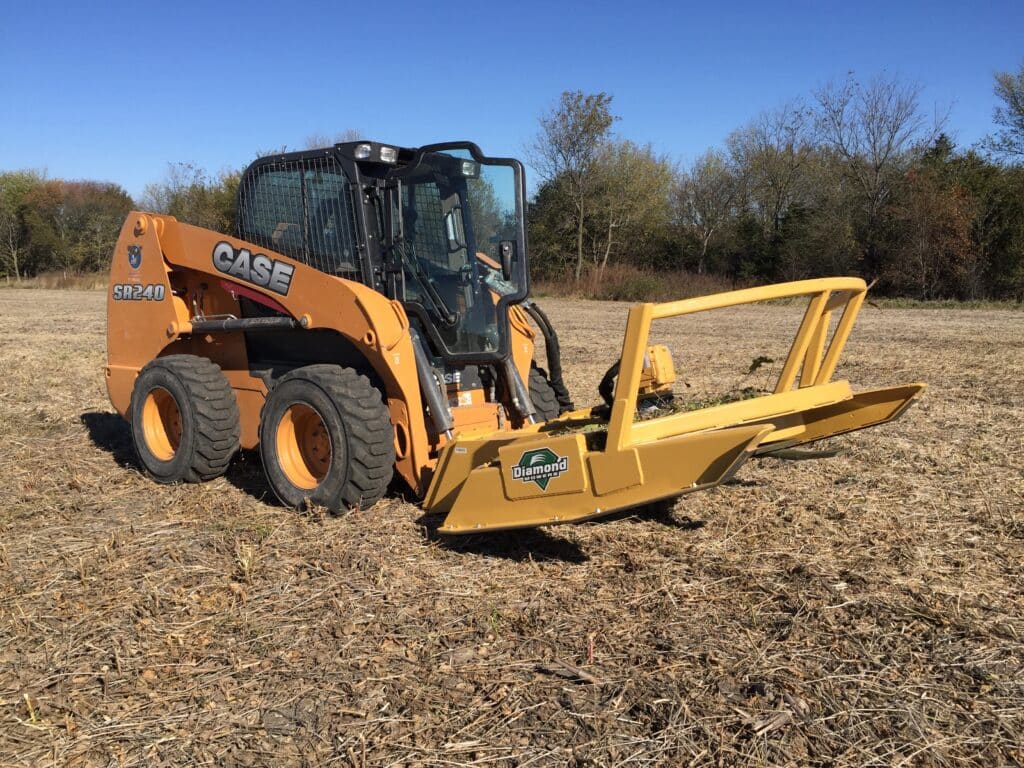 skid steer with Brush Cutter Pro X