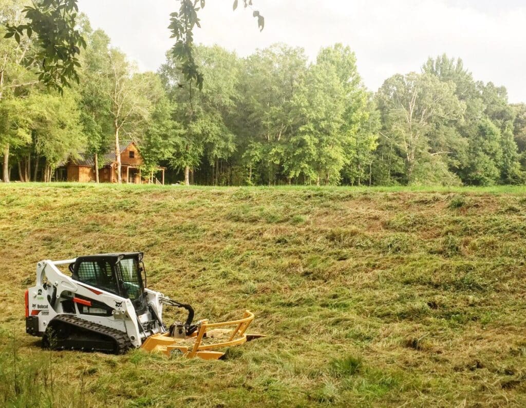 skid steer with Brush Cutter Pro X