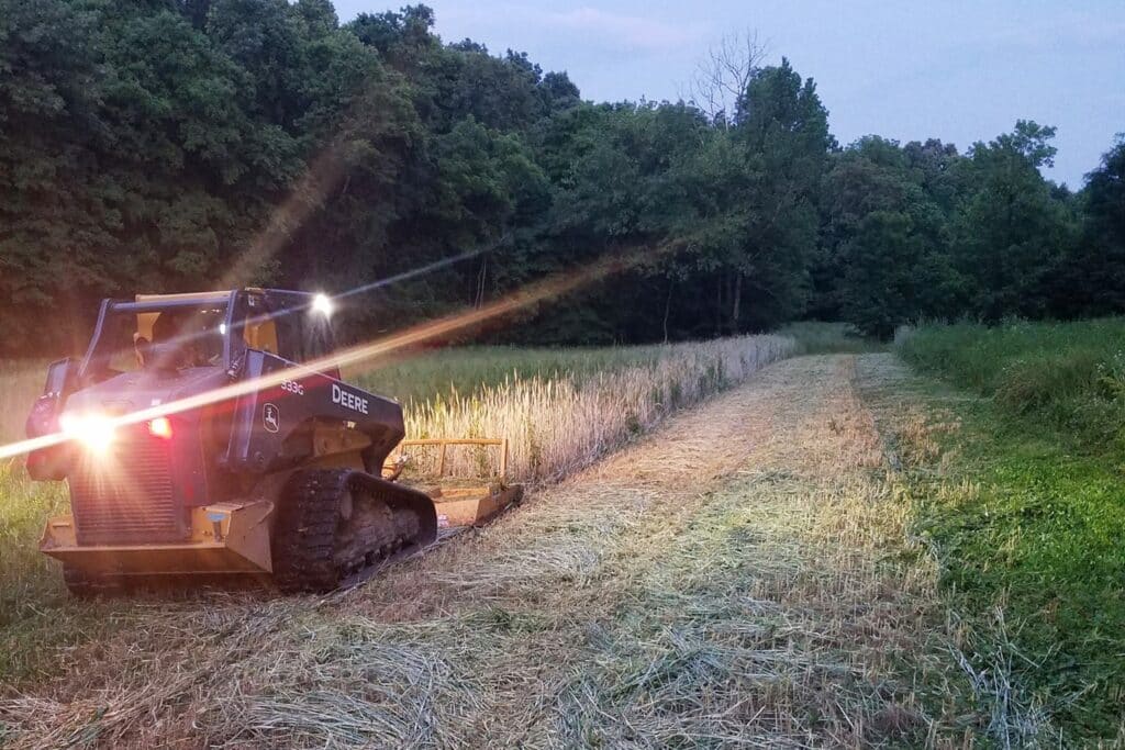 skid steer with Brush Cutter Pro X