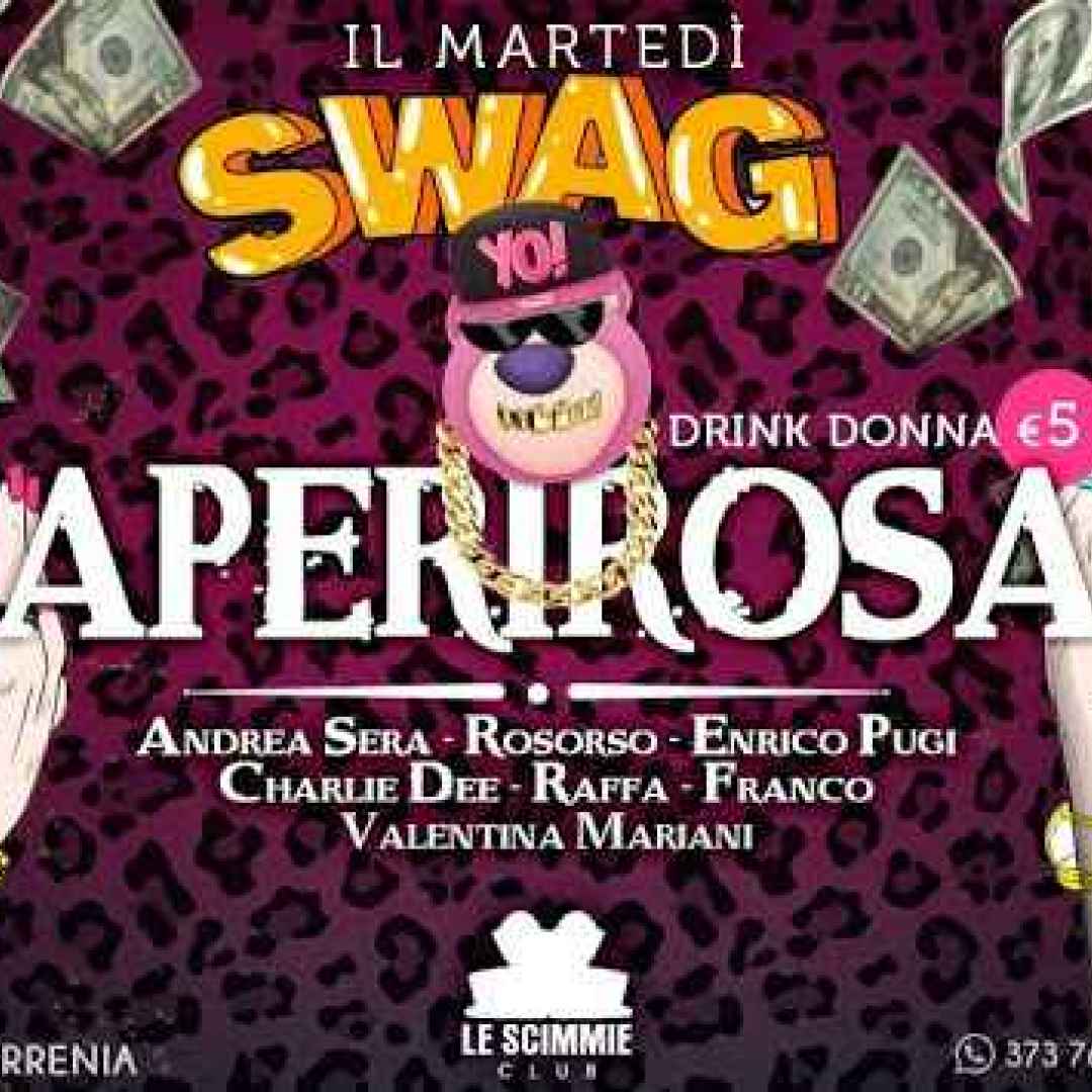 IOgni martedì, 13 marzo - 28 marzo. l Martedi AperiRosa - swag Month,