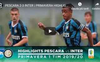 pescara inter video gol calcio