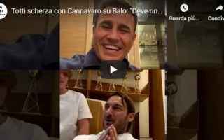 cannavaro totti instagram italia video