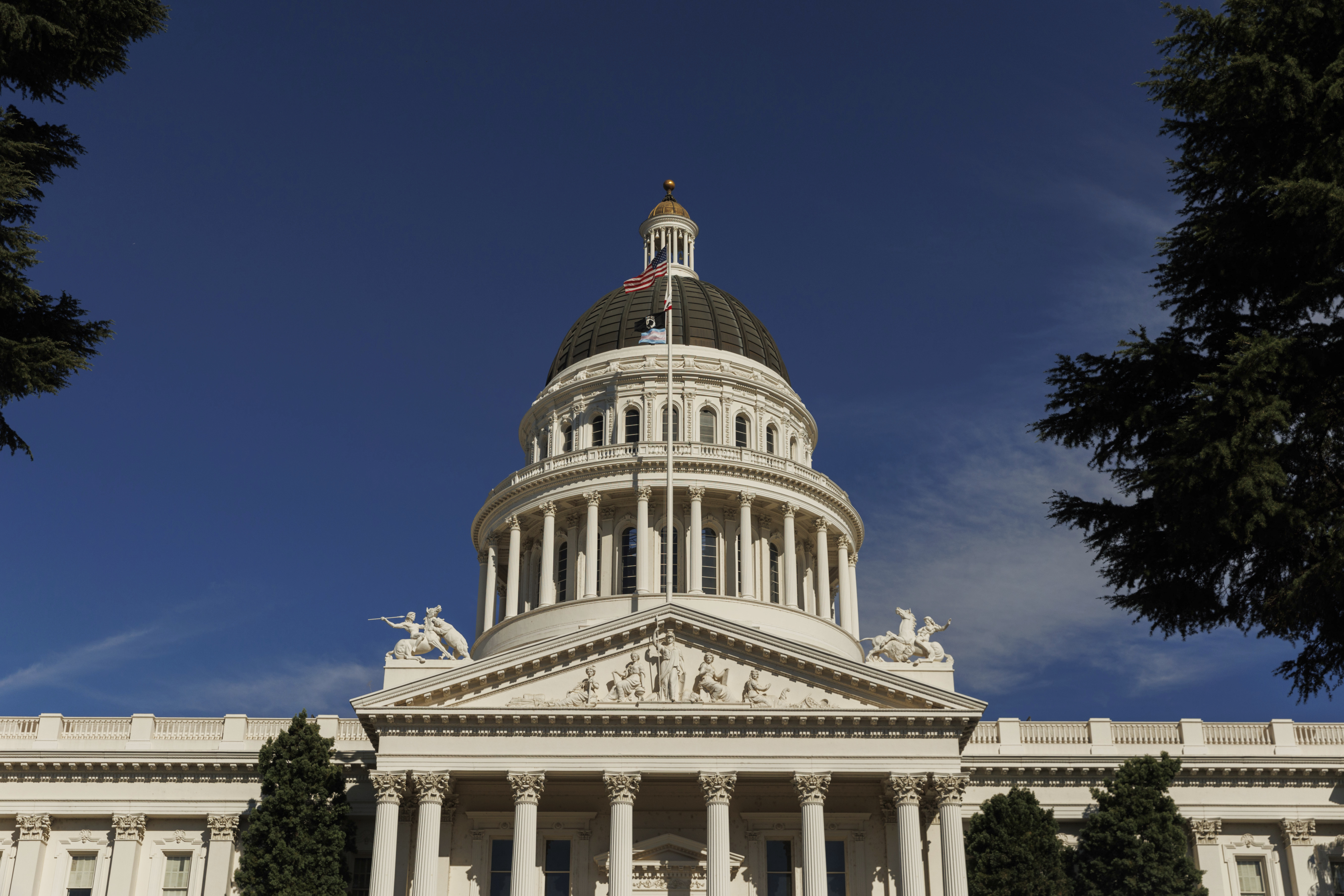 FILE - The California State Capitol in Sacramento, Calif., is seen on Monday, Aug. 5, 2024. (AP Photo/Juliana Yamada, File)