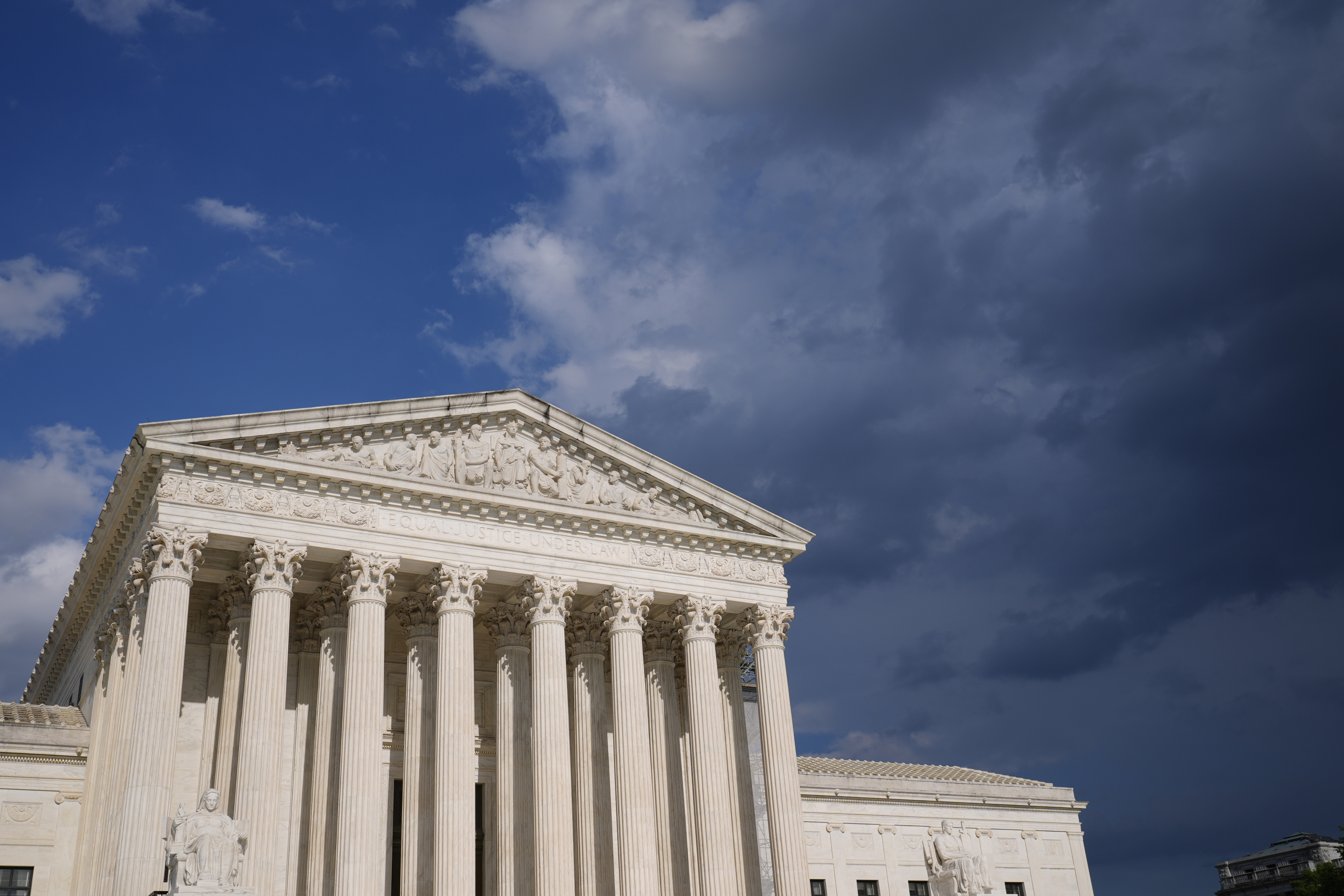 The Supreme Court in Washington, Sunday, June 30, 2024. (AP Photo/Susan Walsh)