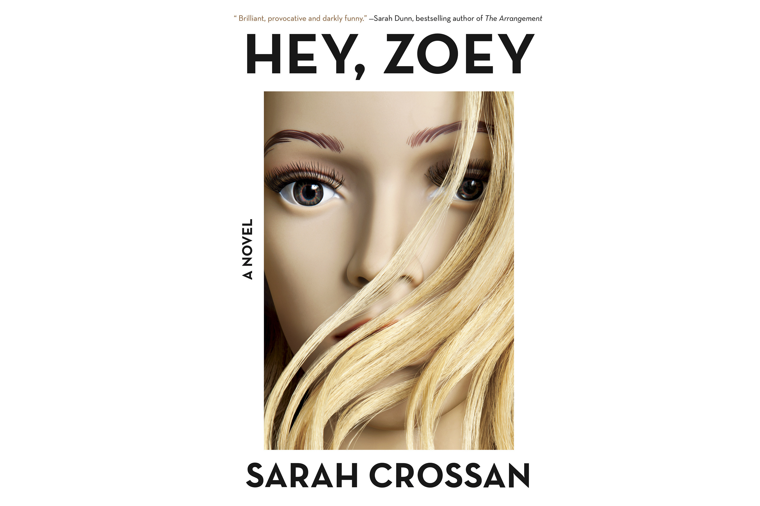 This cover image released by Little, Brown and Company shows "Hey, Zoey" by Sarah Crossan. (Little, Brown and Company via AP)