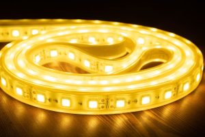 An image of a strip light for an article about the "best LED light strips."