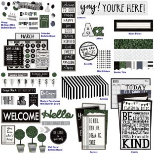 Modern Farmhouse Classroom Décor Set