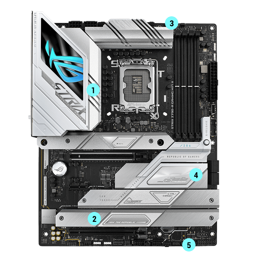 Strix Z790-A II cooling specifications