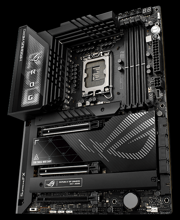 The ROG Maximus Z790 Hero features Aura Sync.